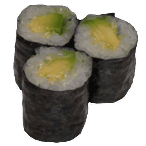 Avocado maki 3 pieces