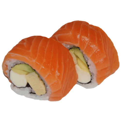 Sake mozzarella maki 2 pieces