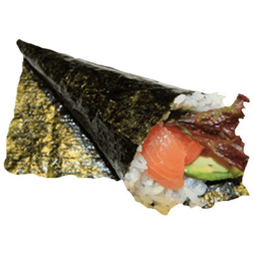 Sake temaki