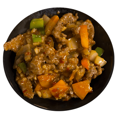 Tenderloin garlic sambal