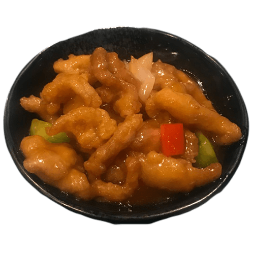 Chicken with sweet sour sauce