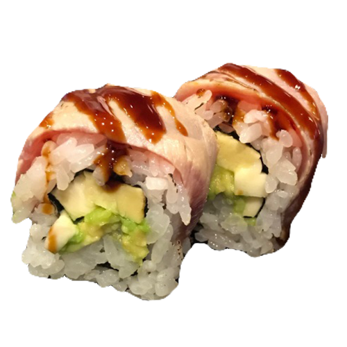 Flamed tuna roll 2 pieces