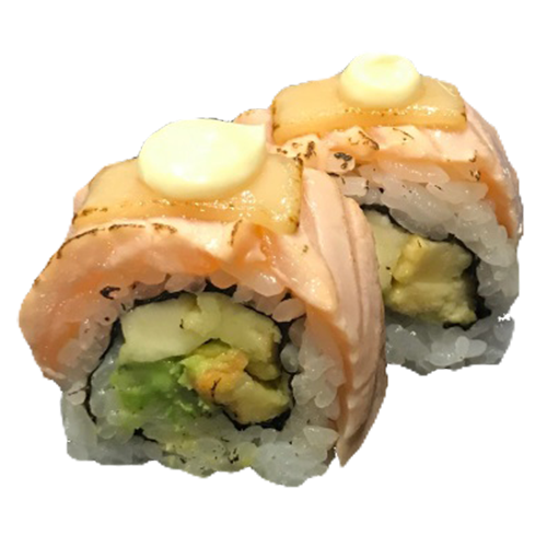 Salmon cheese roll 2 pieces
