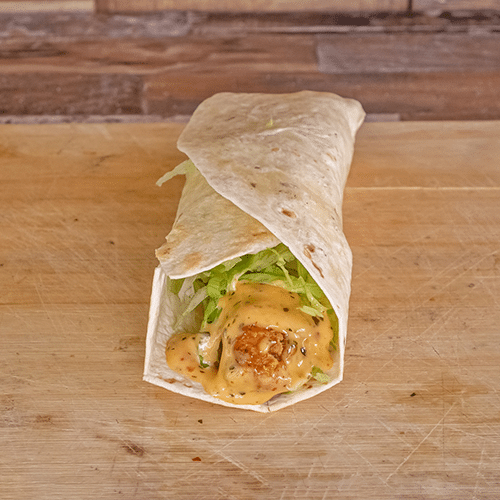 Crispy chicken wrap