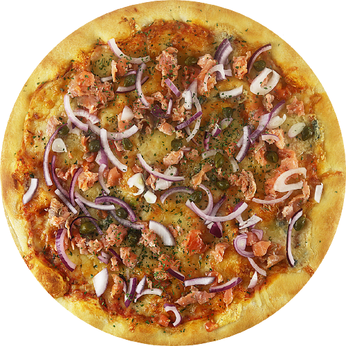 Pizza salmone