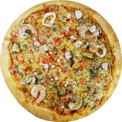 Pizza seafood