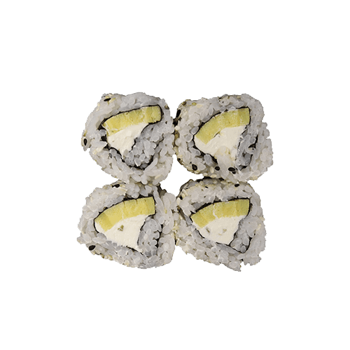 Zoete omelet en roomkaas maki