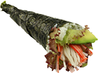 Crab temaki