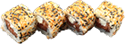 Spicy salmon roll, 4 pieces