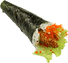 Tempura temaki