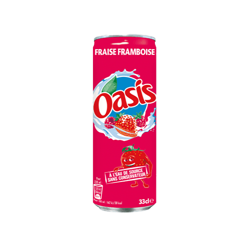 Oasis aardbei framboos