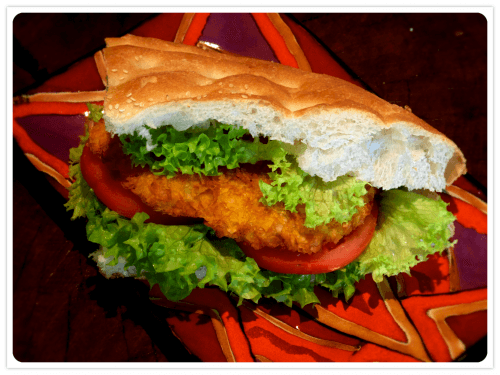 Oer kip burger