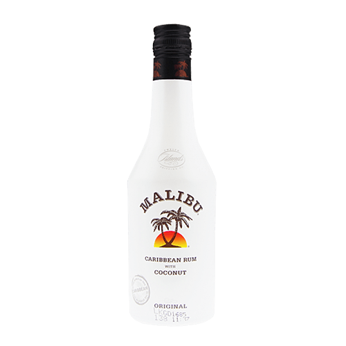 1 fles Malibu 0.35 liter