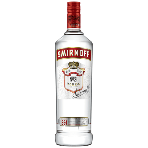 1 fles Smirnoff 1 liter