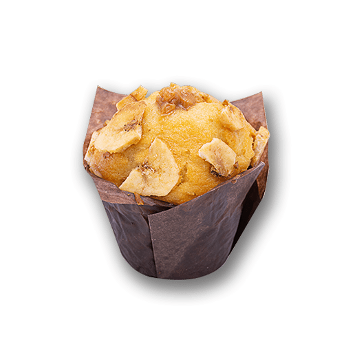 Muffin banaan-karamel
