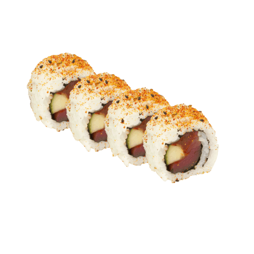 Spicy tuna roll, vier stuks