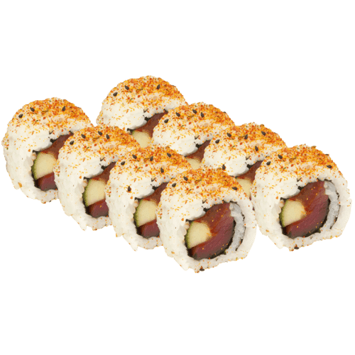 Spicy tuna roll, acht stuks