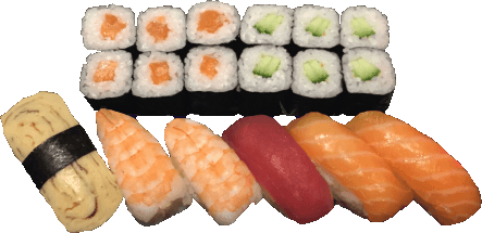 Maki and nigiri mini
