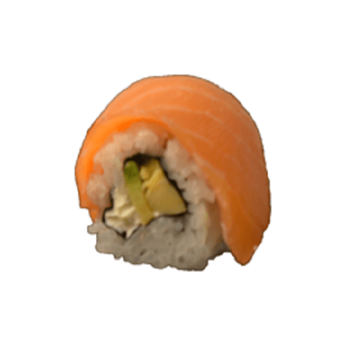 Salmon cheese maki