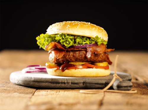 Hamburger bacon
