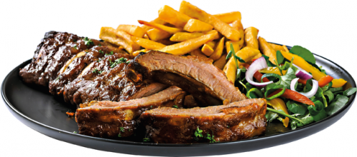 Spareribs menu