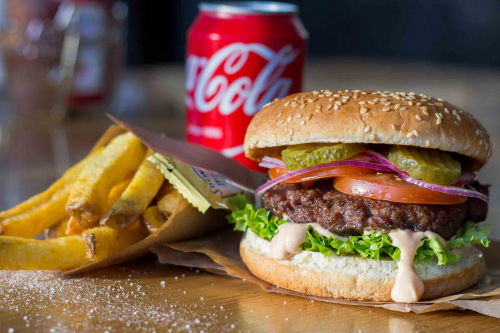 Classic burger menu