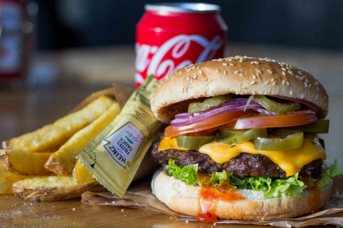 Hot chili burger menu