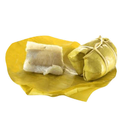 Glutinous rice with banana, 1 pieces