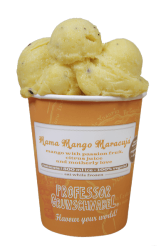 Mama mango maracuja ijs, 500 ml vegan