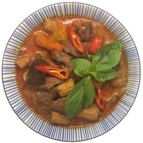 Thai paneang curry beef