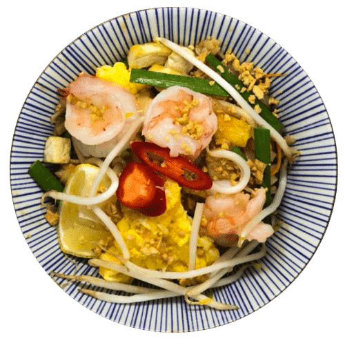 Phad Thai shrimps
