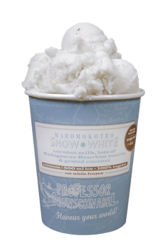 Snow white ijs, 500ml vegan