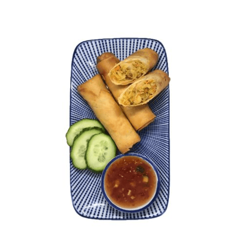 Thaise springrolls (vegan) witte peper
