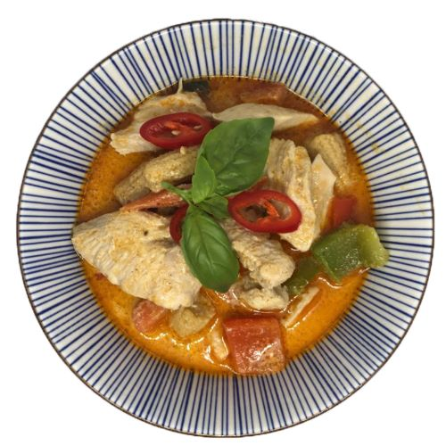 Thai paneang curry chicken