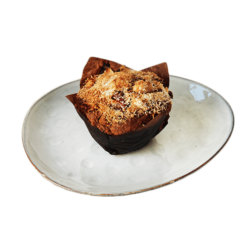 Apple coconut breakfast muffin