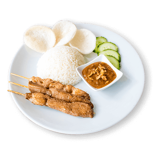 3 saté ayam