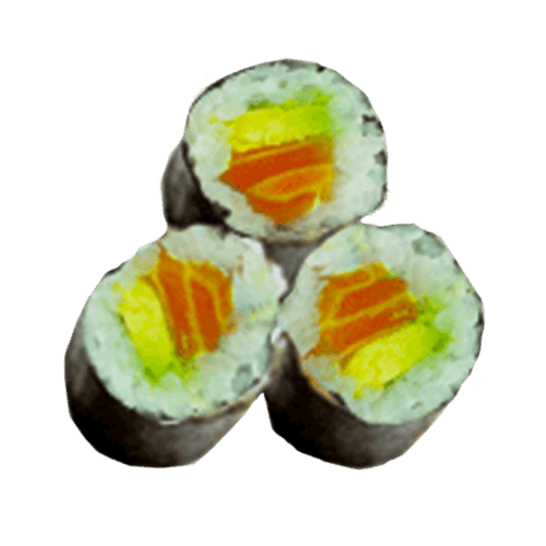 Sake avocado maki