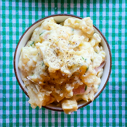Fresh potato salad