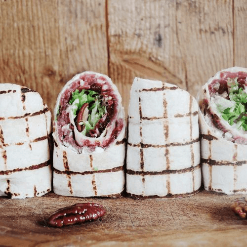 Smokey beef wrap