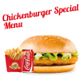 Chickenburger speciale menu