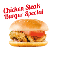 Chickensteak burger special