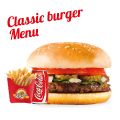 Classic burger menu