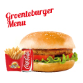 Vegetable burger menu