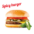 Spicy burger