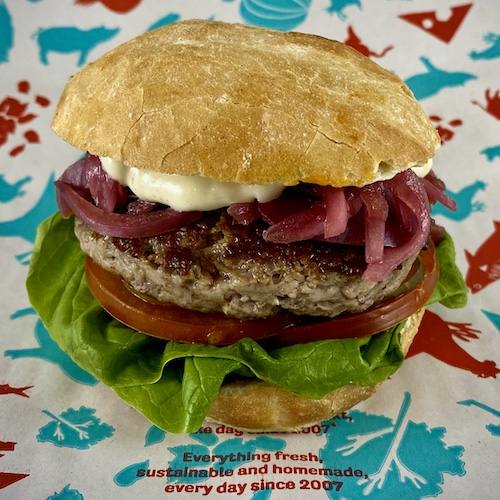 Classic lamb burger