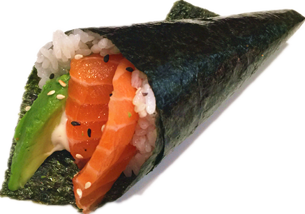 Sake temaki