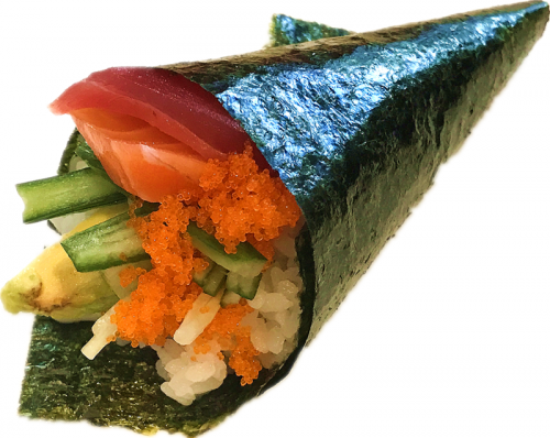 Rainbow temaki
