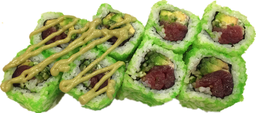 Wasabi California uramaki 4 stuks