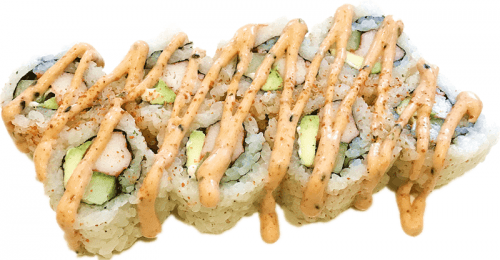 Spicy California uramaki 8 stuks