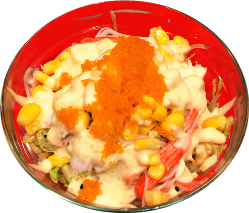 Mais krab salade